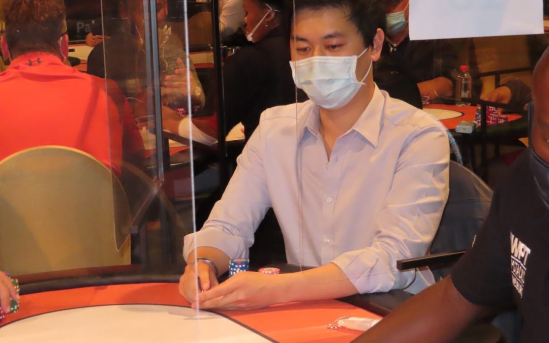 Rex Hsu goes out against David Rosenthal! 15 players remain.