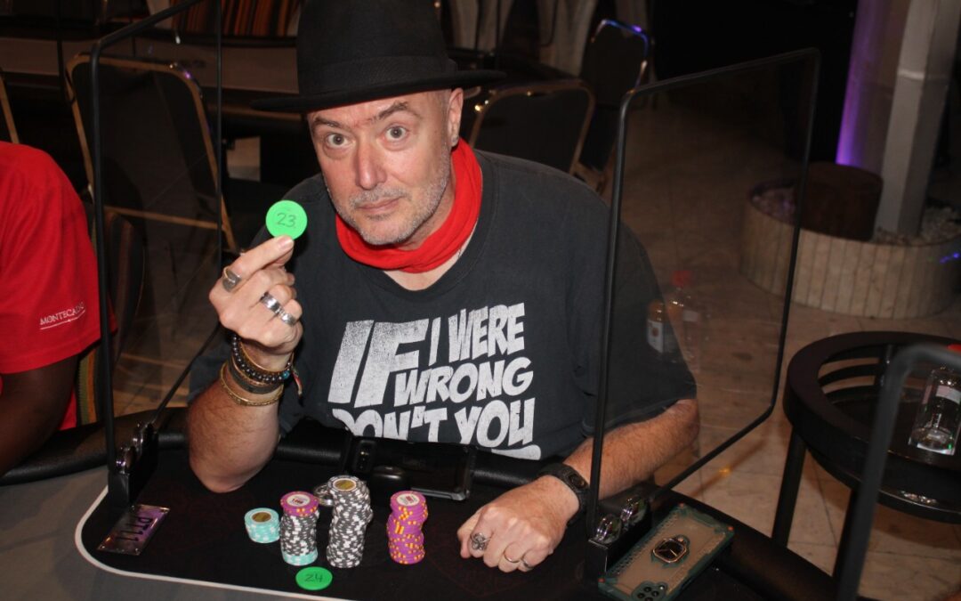 Paul picks up a big pot and knocks out Fernando with a nice bounty reward!