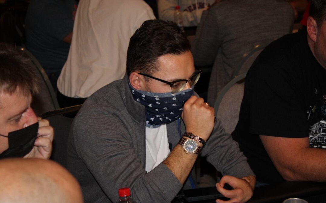 Adam Woolf current chip leader!