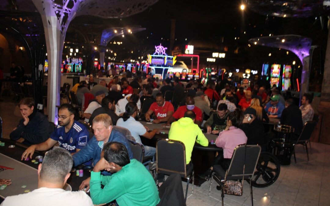 Over 90 players seated within the first hour!